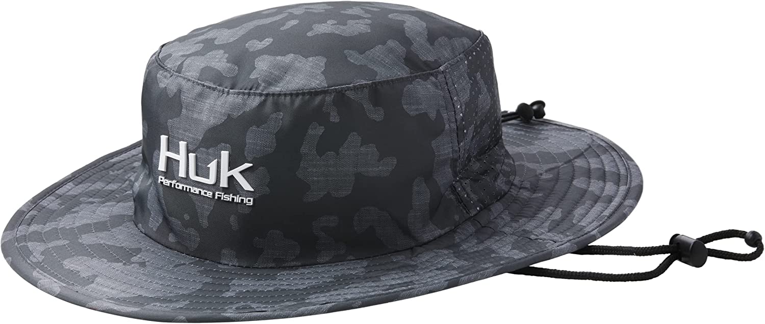 HUK Men's Boonie, Wide Brim Fishing Hat Bucket