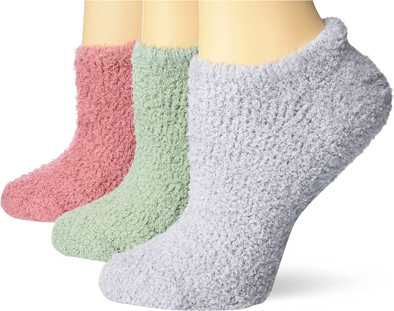 No nonsense womens Shortie Slipper Sock, 3 Pair Pack