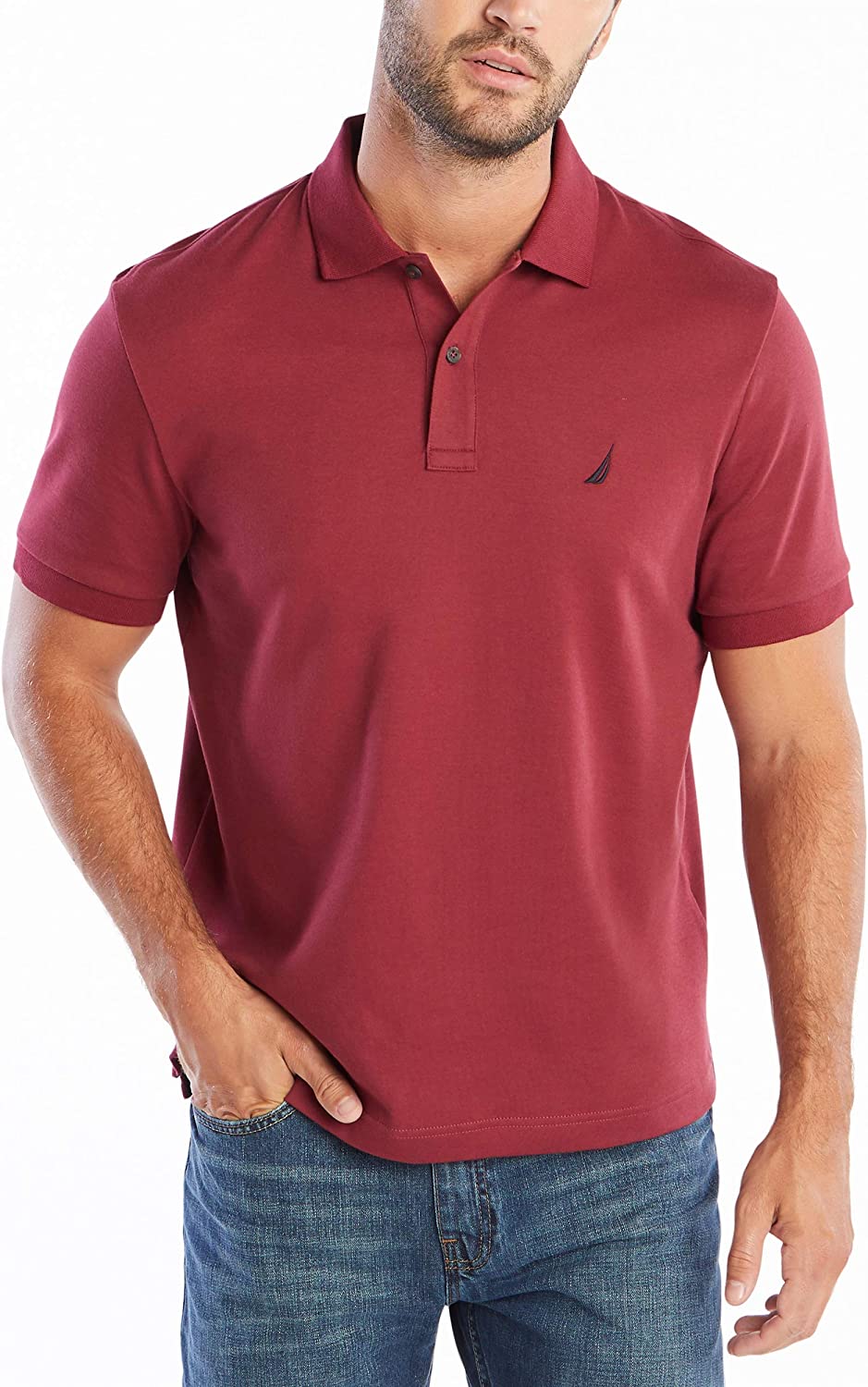 Polo Shirts Men Cotton,Men's Classic Short Sleeve Performance