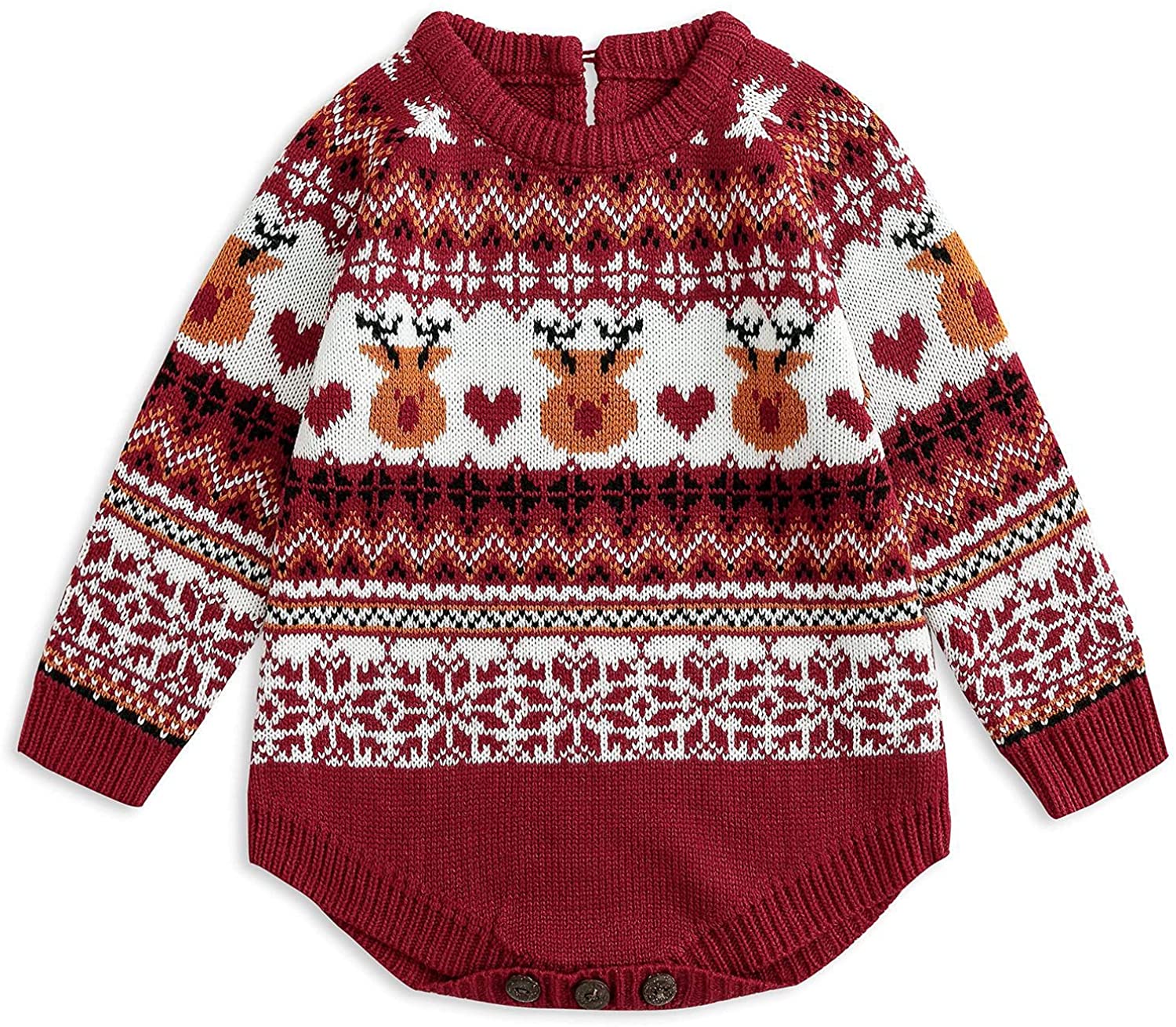 Simplee kids Ugly Christmas Sweater Family Matching Outfits for Holiday Party Knitted Pullover 