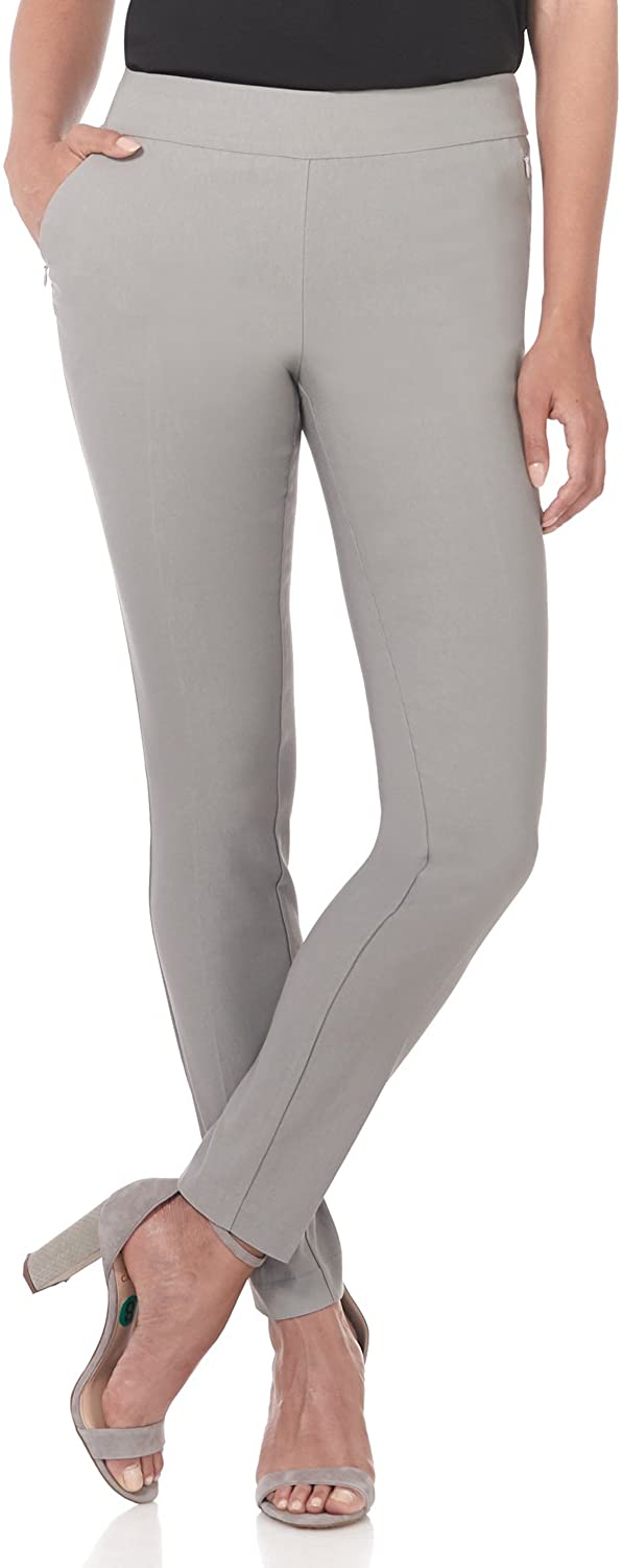 Rekucci Womens Ease into Comfort Modern Stretch Skinny Pant with Tummy Control 