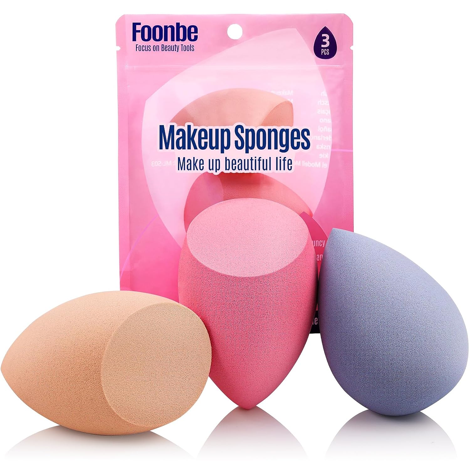 Soft Beauty Blender Sponge for Makeup - Latex Free Beauty Blender