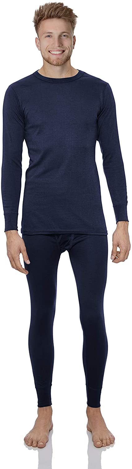 Rocky Thermal Underwear for Men Fleece Lined Thermals Mens Base Layer Long John Set