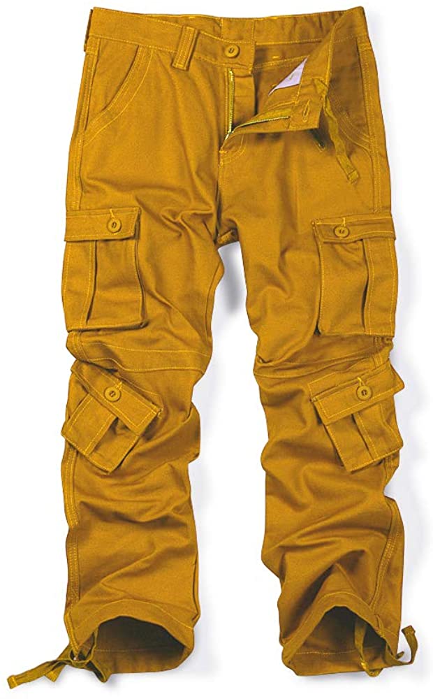 Multi-Pocket Military Army Combat Cargo Pants MUST WAY AKARMY Womens Cotton Casual Work Pants 