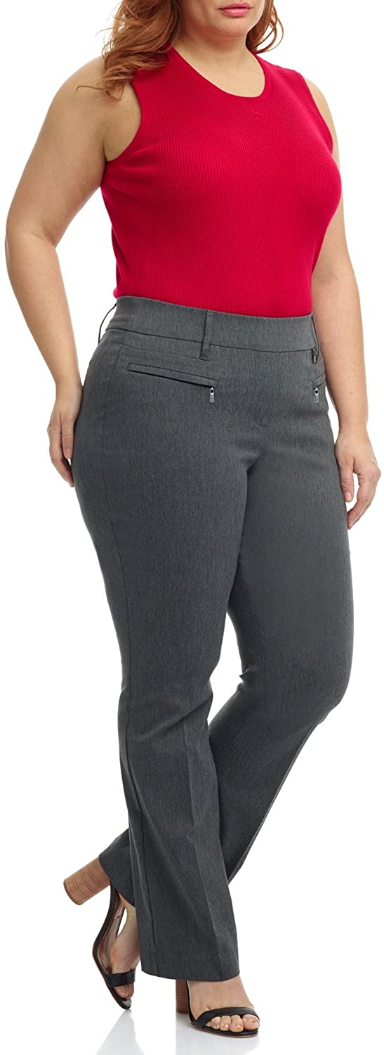 Rekucci Womens Ease into Comfort Bootcut Pant