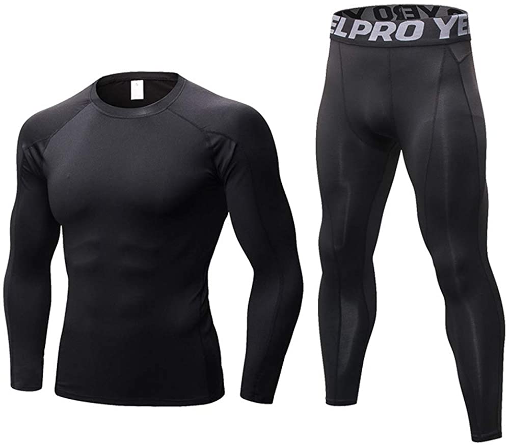 Mens Ultra Soft Thermal Underwear Set Warm Base Layer Cold Weather Long ...