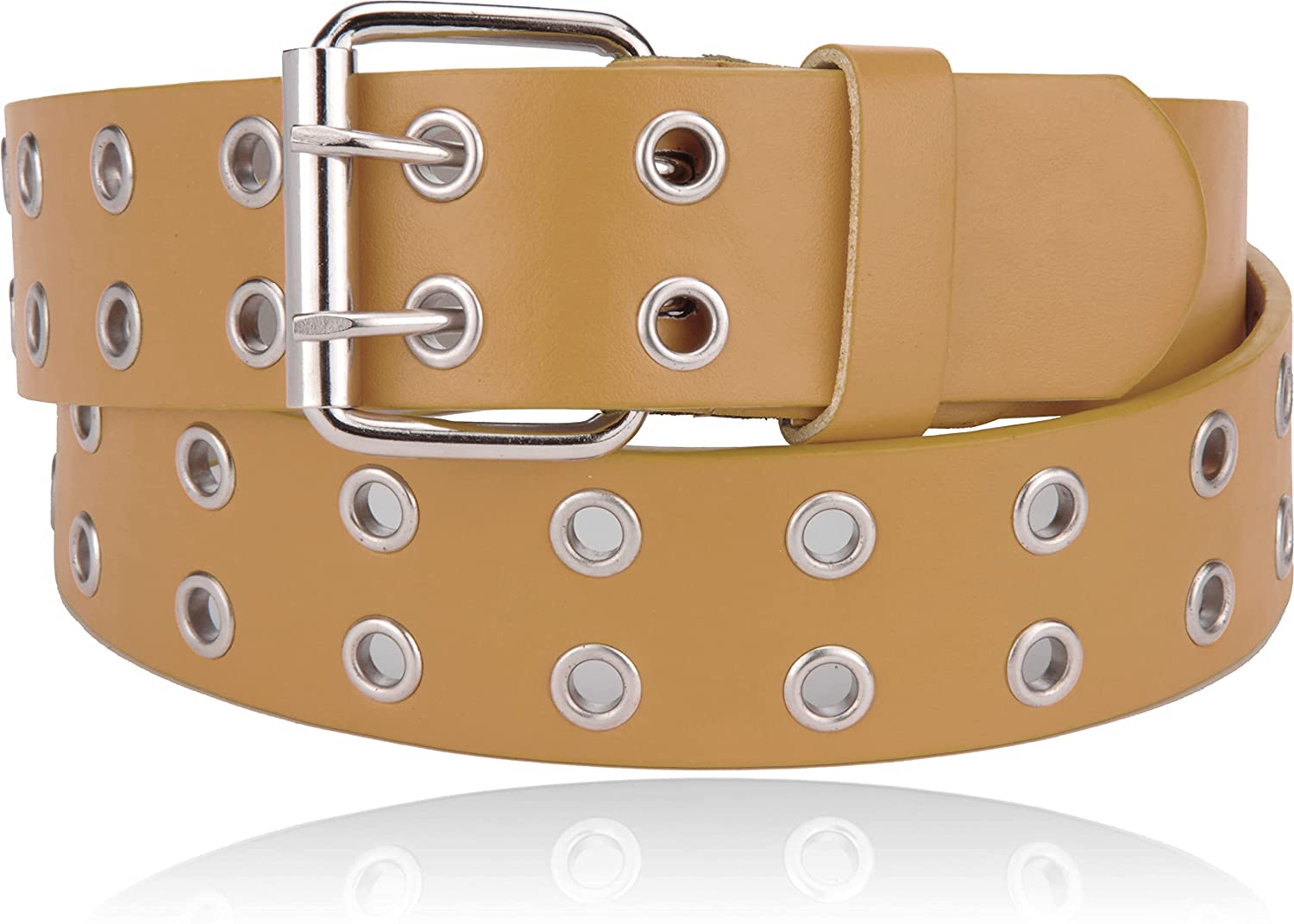 35 Colors BN9041 Unisex Faux Leather Two-Hole Belt Up to 7XL Available 