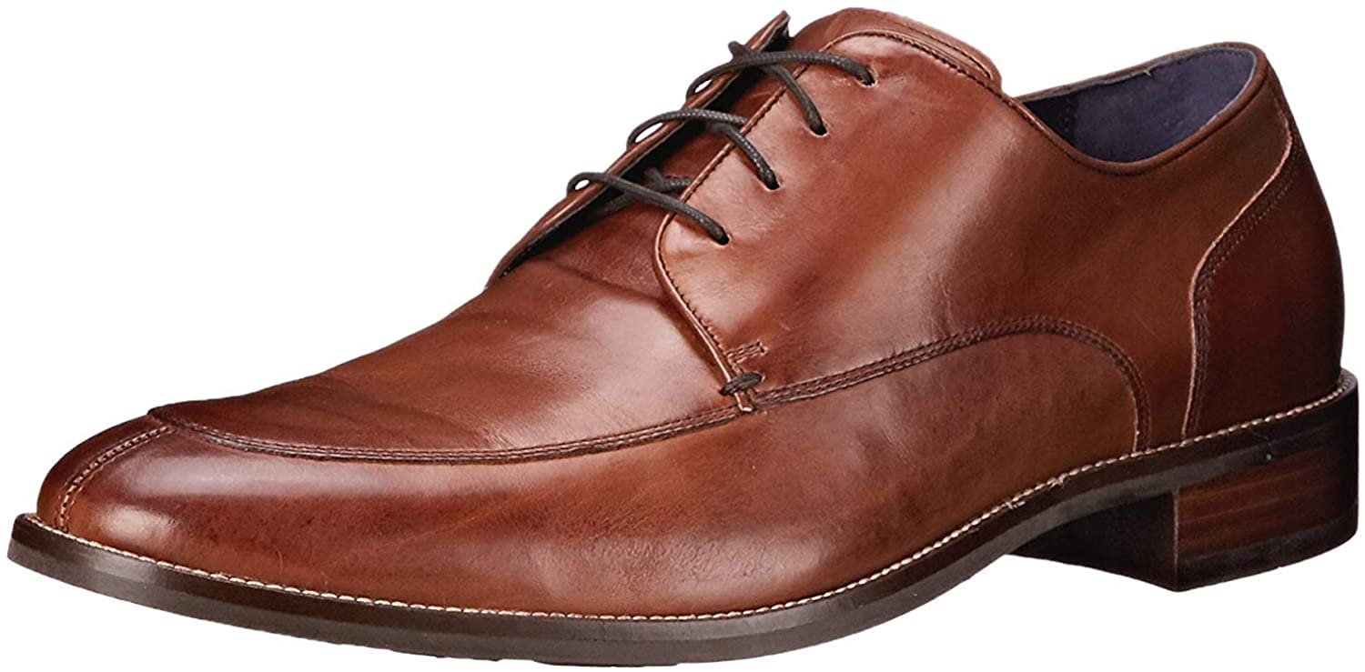 Pre-owned Visit The Cole Haan Store Cole Haan Men's Lenox Hill Split-toe Oxford In British Tan