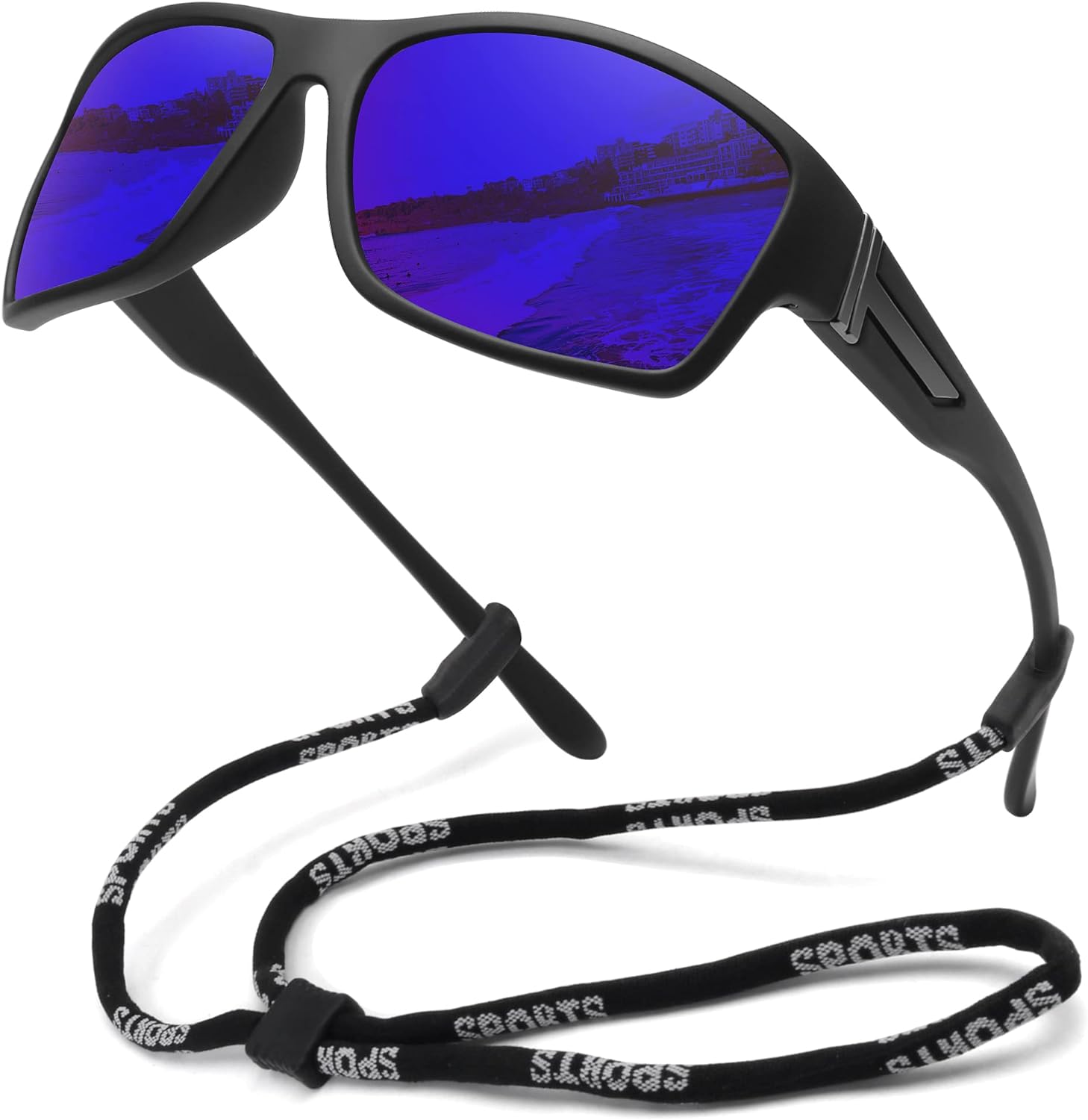STORYCOAST Polarized Sports Sunglasses for Men Women Unbreakable Frame  Cycling F