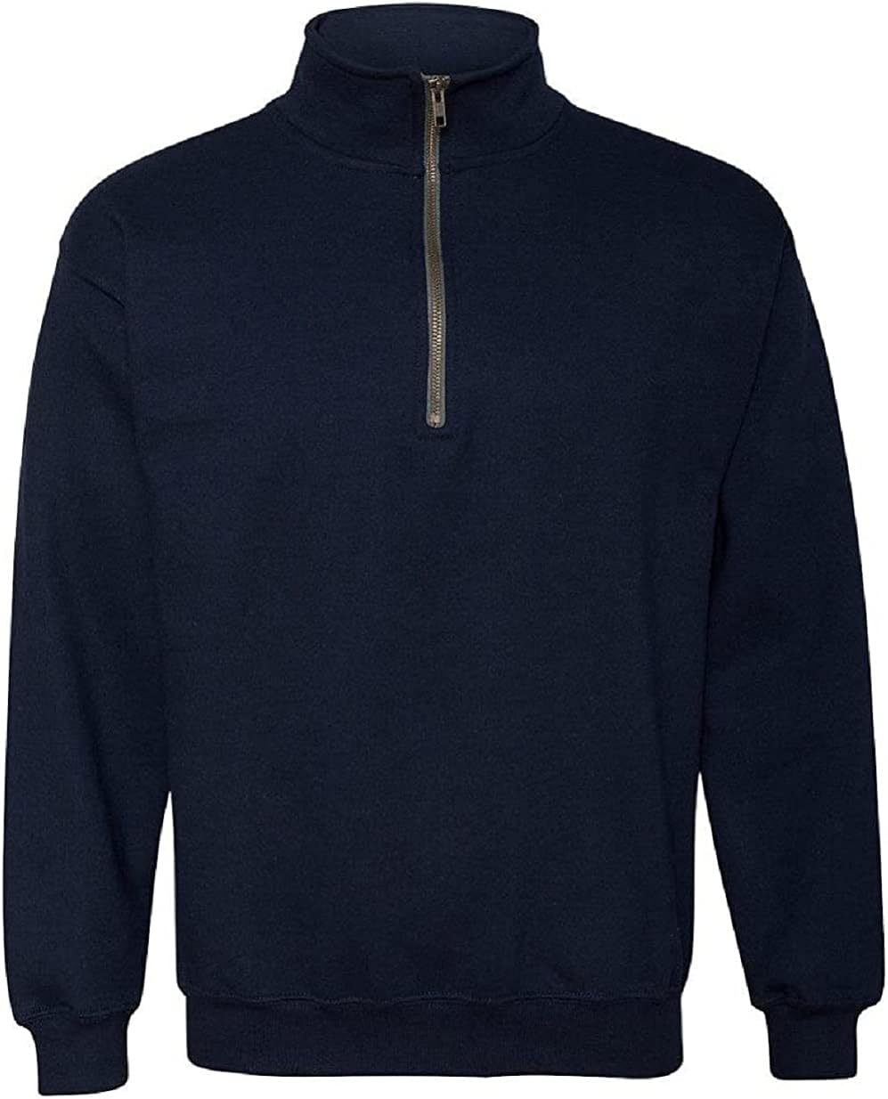 Gildan Mens Fleece Quarter-Zip Cadet Collar Sweatshirt, Style G18800,  Black, Medium : : Clothing, Shoes & Accessories