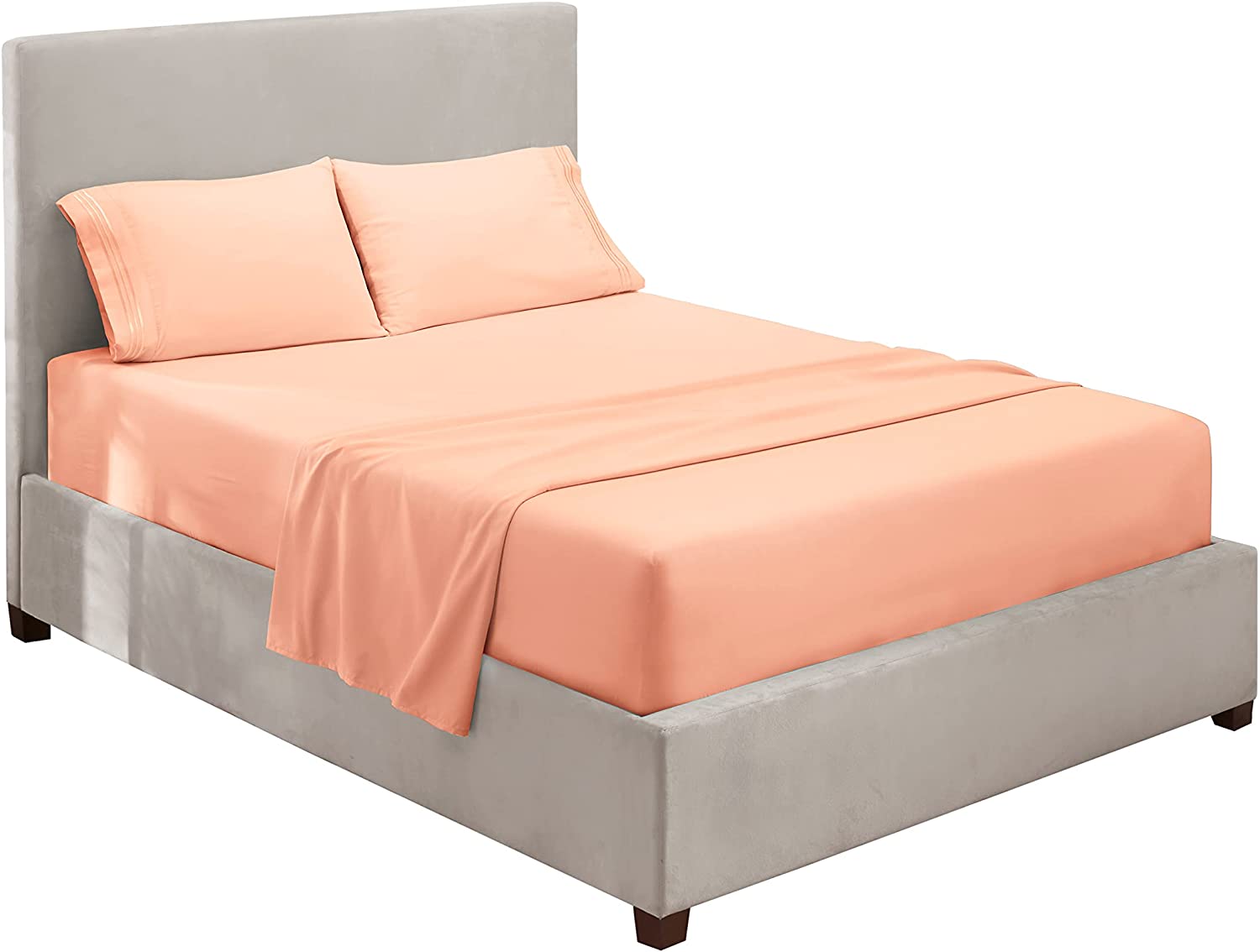 Clara Clark Bed Sheets, Premier 1800 Series 4 Piece Bed Sheet Set