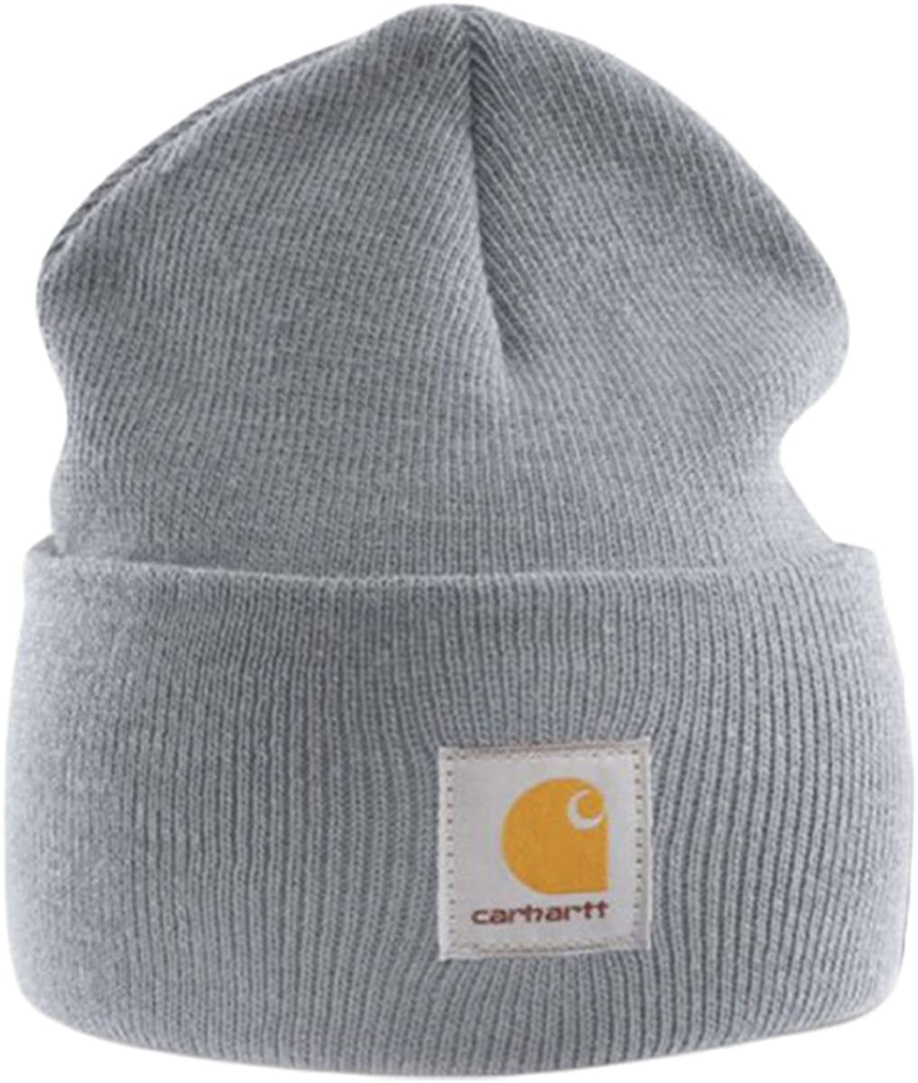 Carhartt Acrylic Watch Hat Dark Grey Heather Bonnets : Snowleader