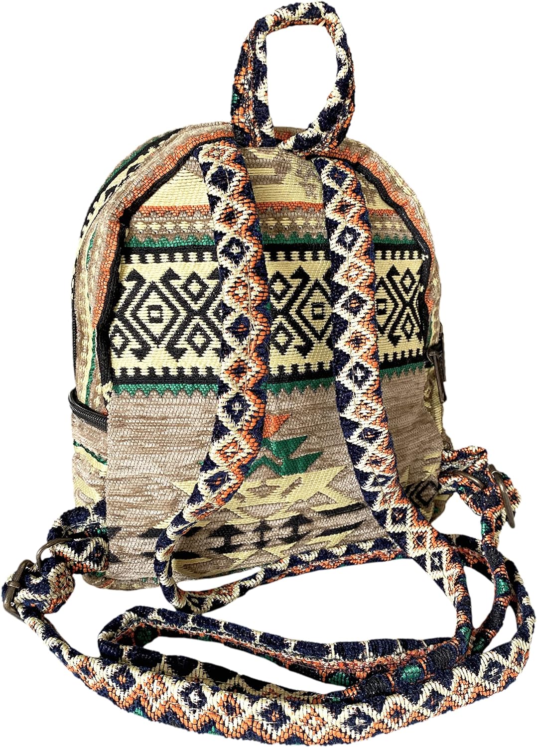 INDHA Denim Hand Embroidered Black Colour Backpack Bag for Girl's/Women's -  Curated online shop for handcrafted products made in India by women artisans