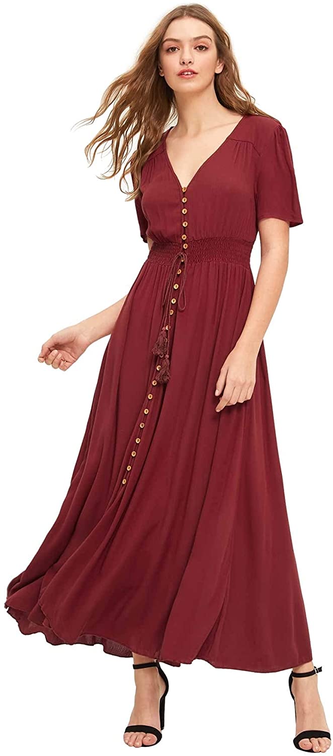 long fall dresses casual