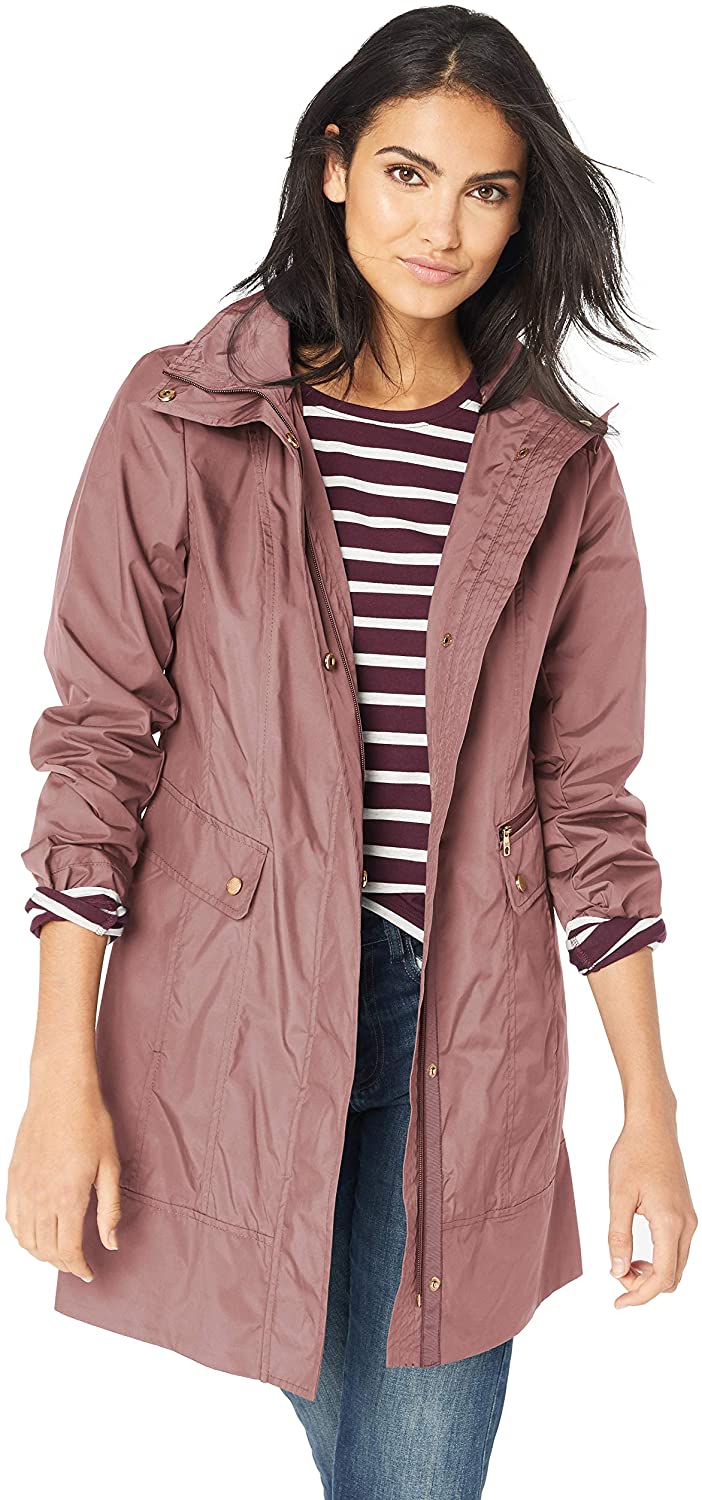 Cole+HaanCole Haan Back Bow Packable Hooded Rain Jacket Giacca Donna 