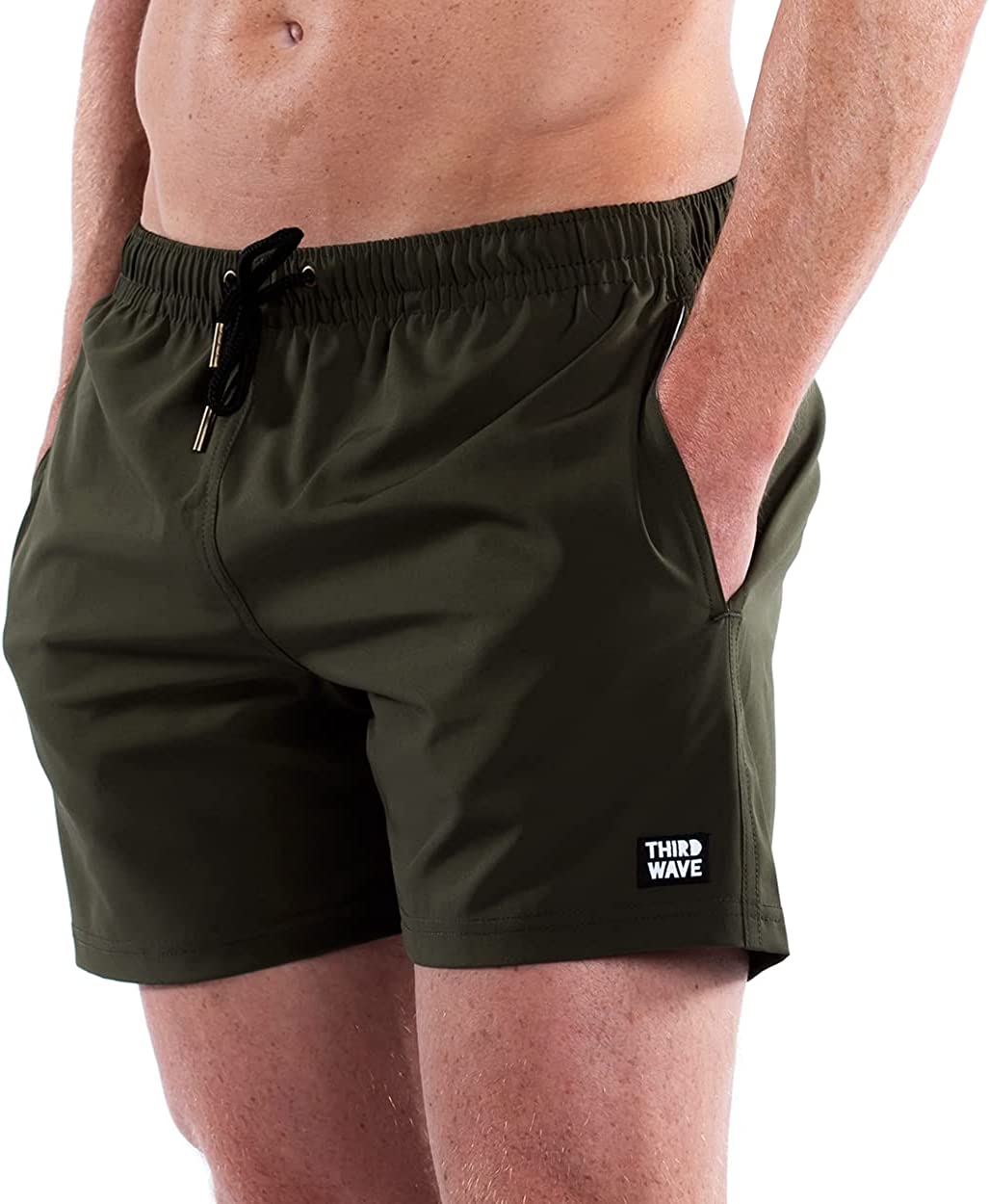 Buy Third Wave Premium Swim Trunks - Men's 5 Inch Inseam Quick