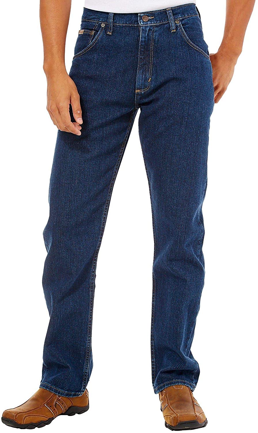 Wrangler Genuine Men's Regular Fit Jeans | eBay