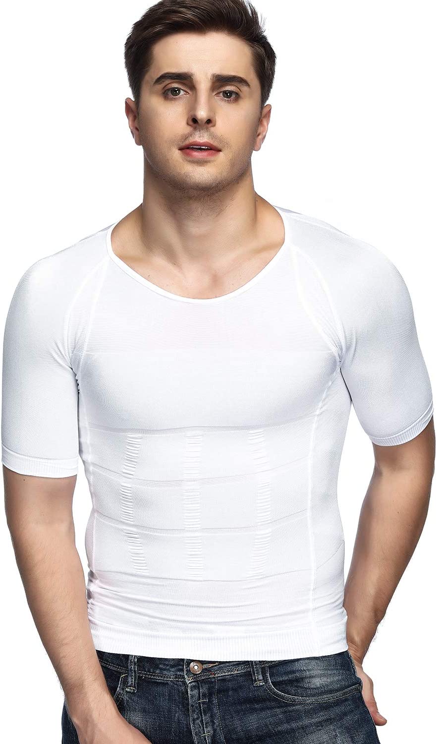 Men's Body Shaper Slimming Shirt Tummy Vest