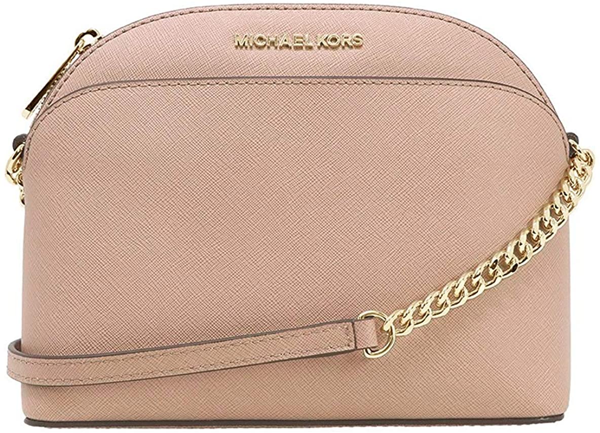Michael Kors Emmy Saffiano Leather Medium Crossbody Bag, 2022 Silver  Holiday, One Size : : Clothing, Shoes & Accessories