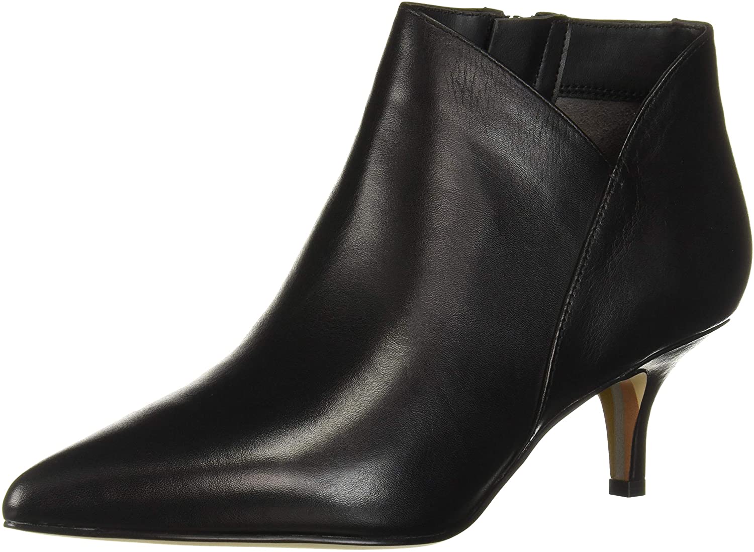 kadison pointed toe kitten heel bootie