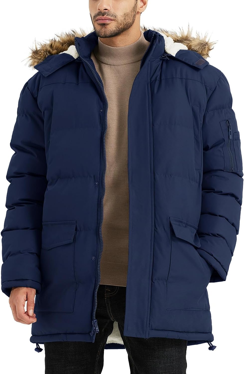 Gamakatsu Winter Windproof Rain Jacket Fleece Lined Fishing Jacket Keep  Warm Men's Winter Coats With Multi-Pockets - AliExpress