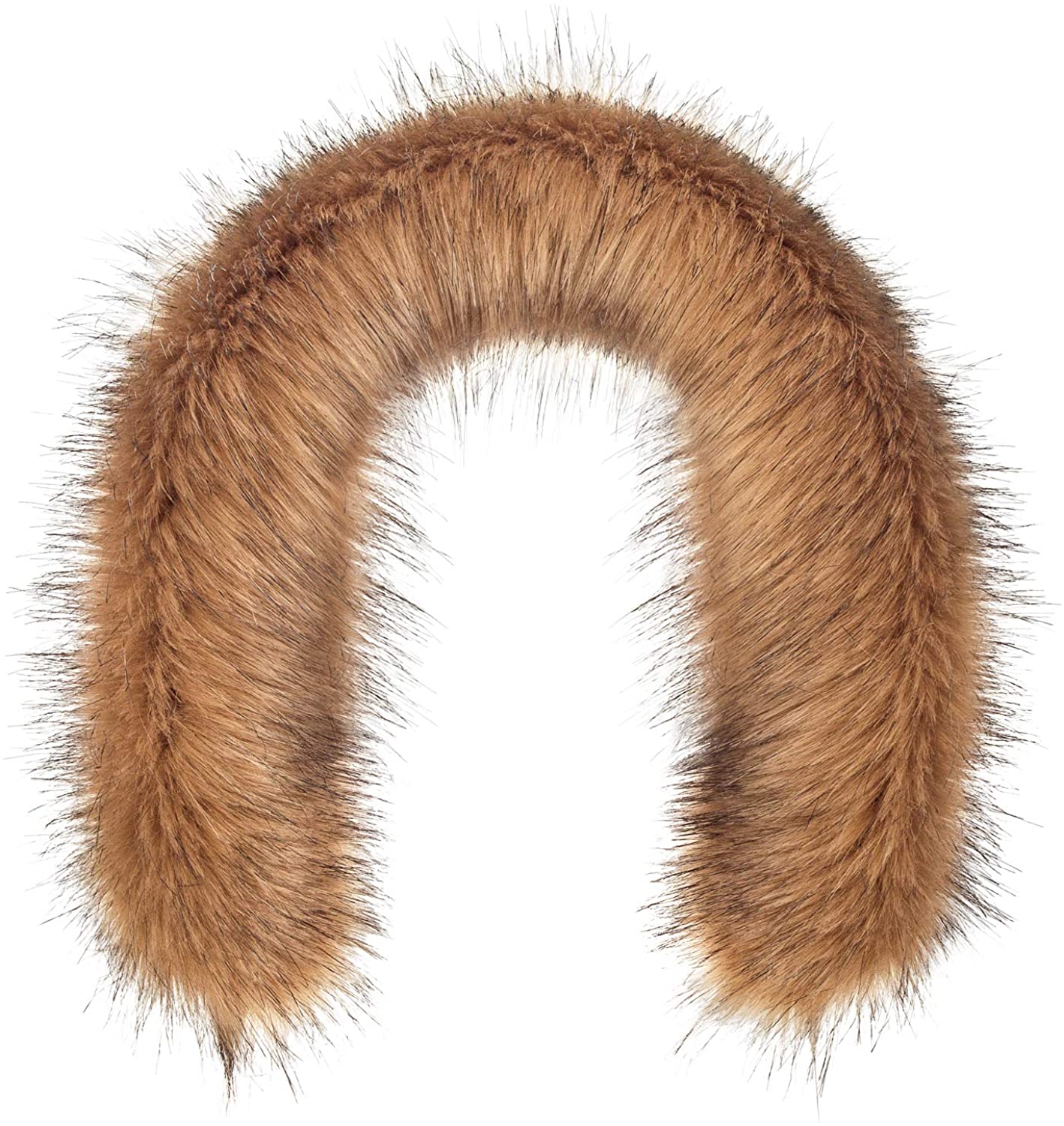 Futrzane Faux Fur Trim for Hood Replacement - Like Real Fur - Buttons  Included (S, Wolf)