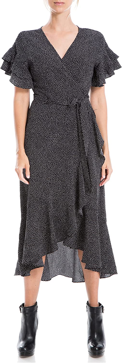 Max studio sales ruffle dress