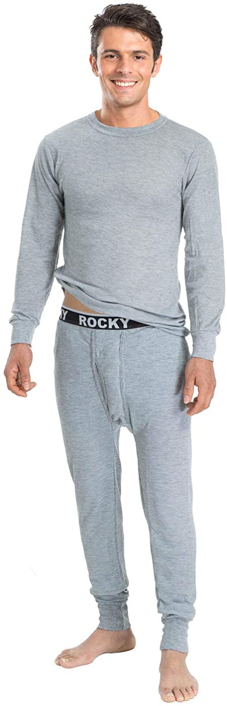 Rocky Thermal Underwear for Men Waffle Thermals Mens Base Layer Long John Set