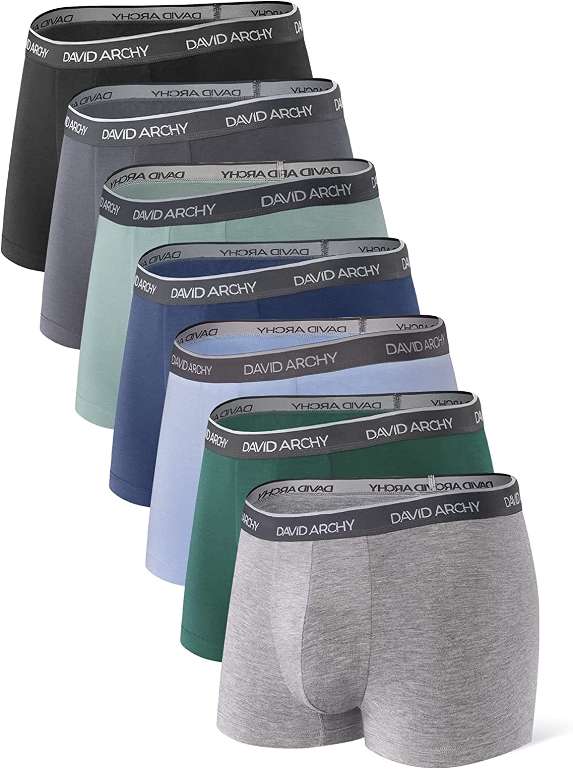 4 Packs Breathable Bamboo Rayon Trunks