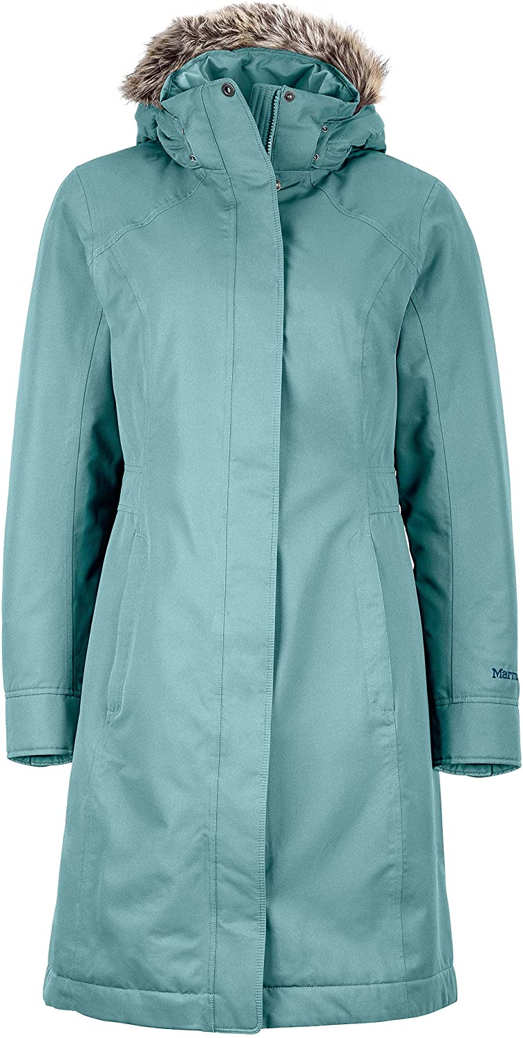 Marmot Chelsea Abrigo impermeable para mujer, relleno de poder de 700