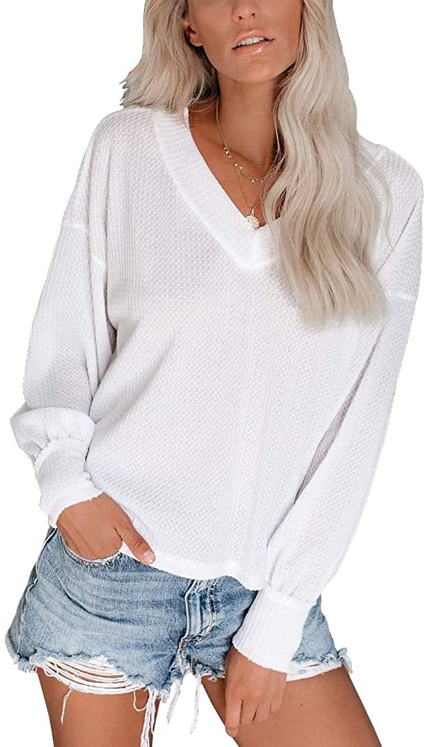 INFITTY Women's Off Shoulder Tops Casual Loose Batwing Sleeve Shirts Tunic  Knit Oversized Pullover Sweater