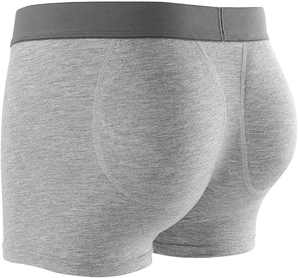  BRODDLE Men's Butt Padded Underwear Breathable Microfiber Modal  Trunks Black : Clothing, Shoes & Jewelry