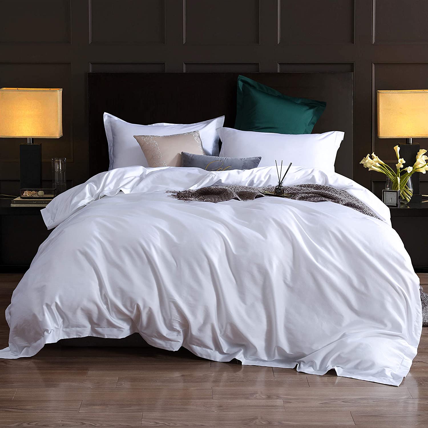 1200 Thread Count Soft Egyptian Cotton "US-Queen" Size Bedding Items New Colors
