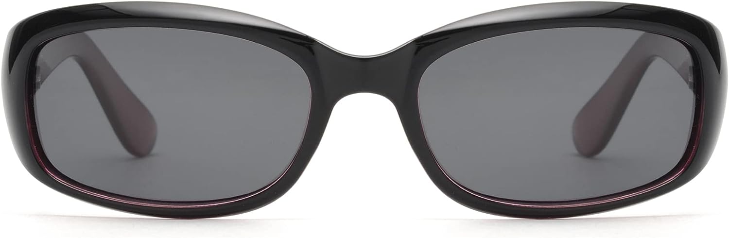 GLINDAR Polarized Sunglasses for Women, Rectangular Sun Glasses for Driving  Fishing Shopping, UV400