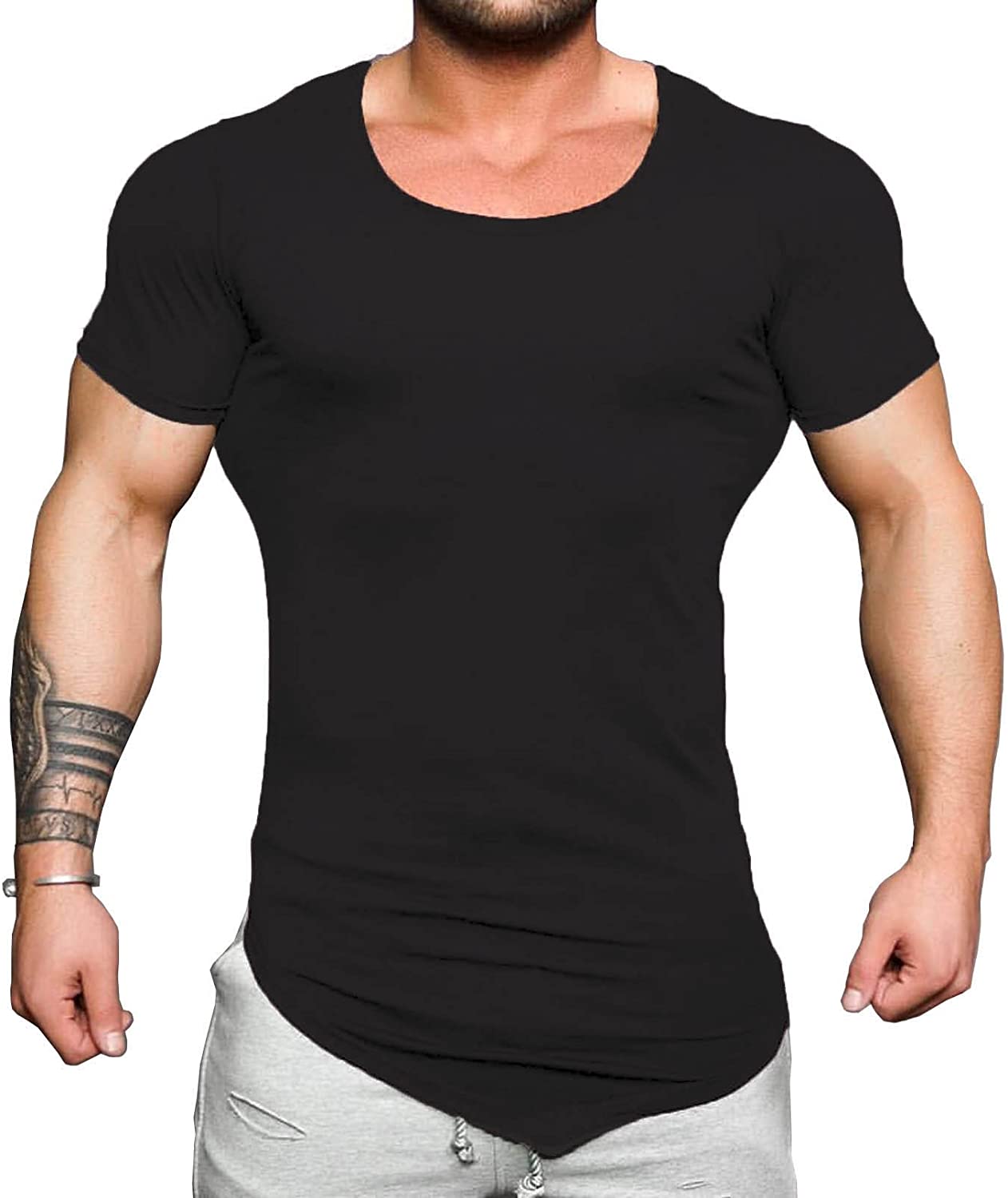 Short Sleeve Workout Shirts for Men