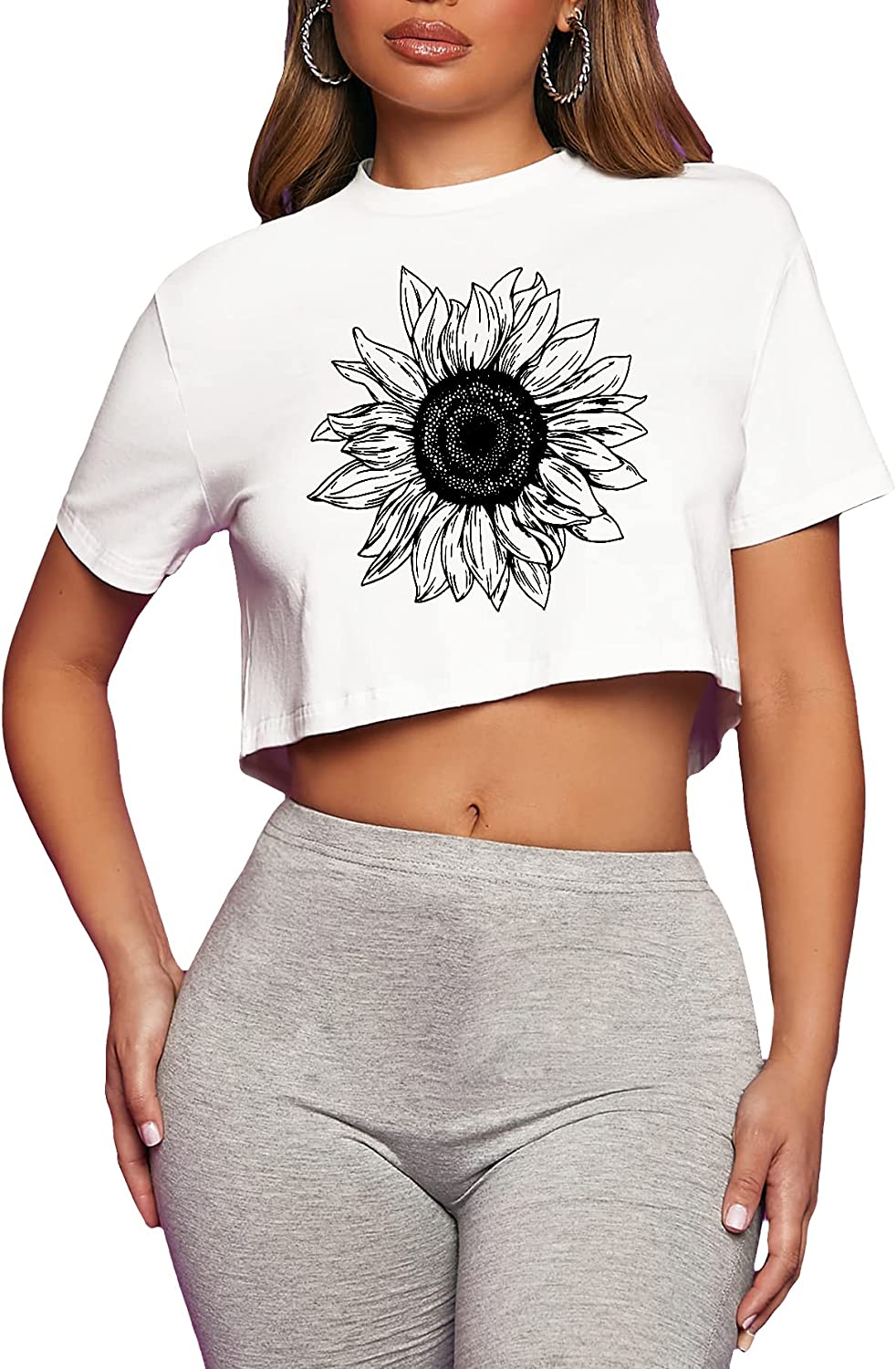 Amtdh Womens Shirts Sunflower Graphic Sweatshirts Long Sleeve Shirts for  Women Teen Girls Button down Blouse for Women Oversized Tops for Women Fall  Fashion Pullover Black S 