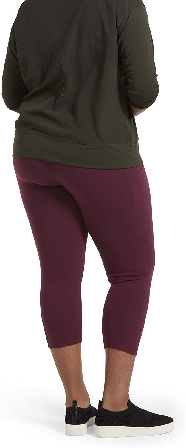 leggings for women cotton capri pocket : 90 Degree By Reflex Squat