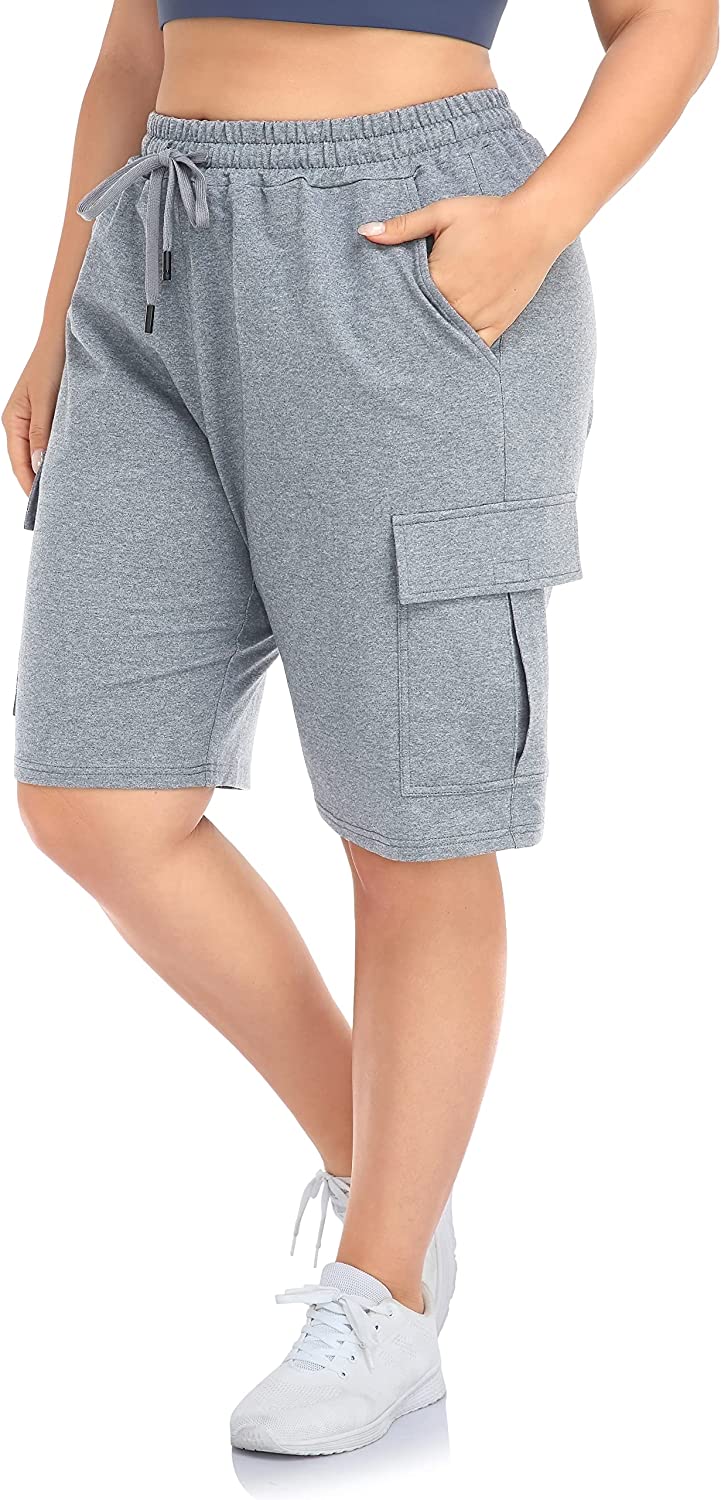 Buy ZERDOCEAN Women's Plus Size Hiking Shorts Lightweight Quick Dry Outdoor  Athletic Shorts Zipper Pockets Online at desertcartCyprus