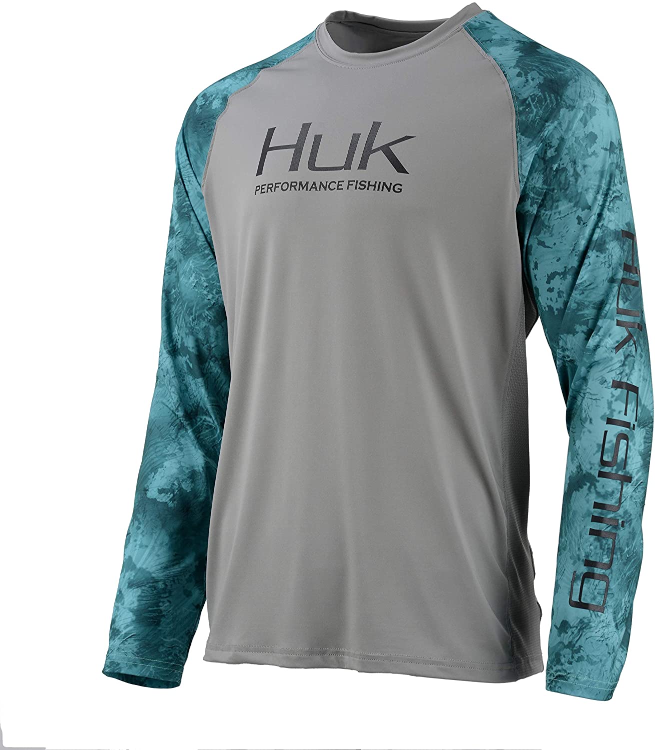 HUK Men's Double Header Long Sleeve, Sun Protecting Fishing Shirt