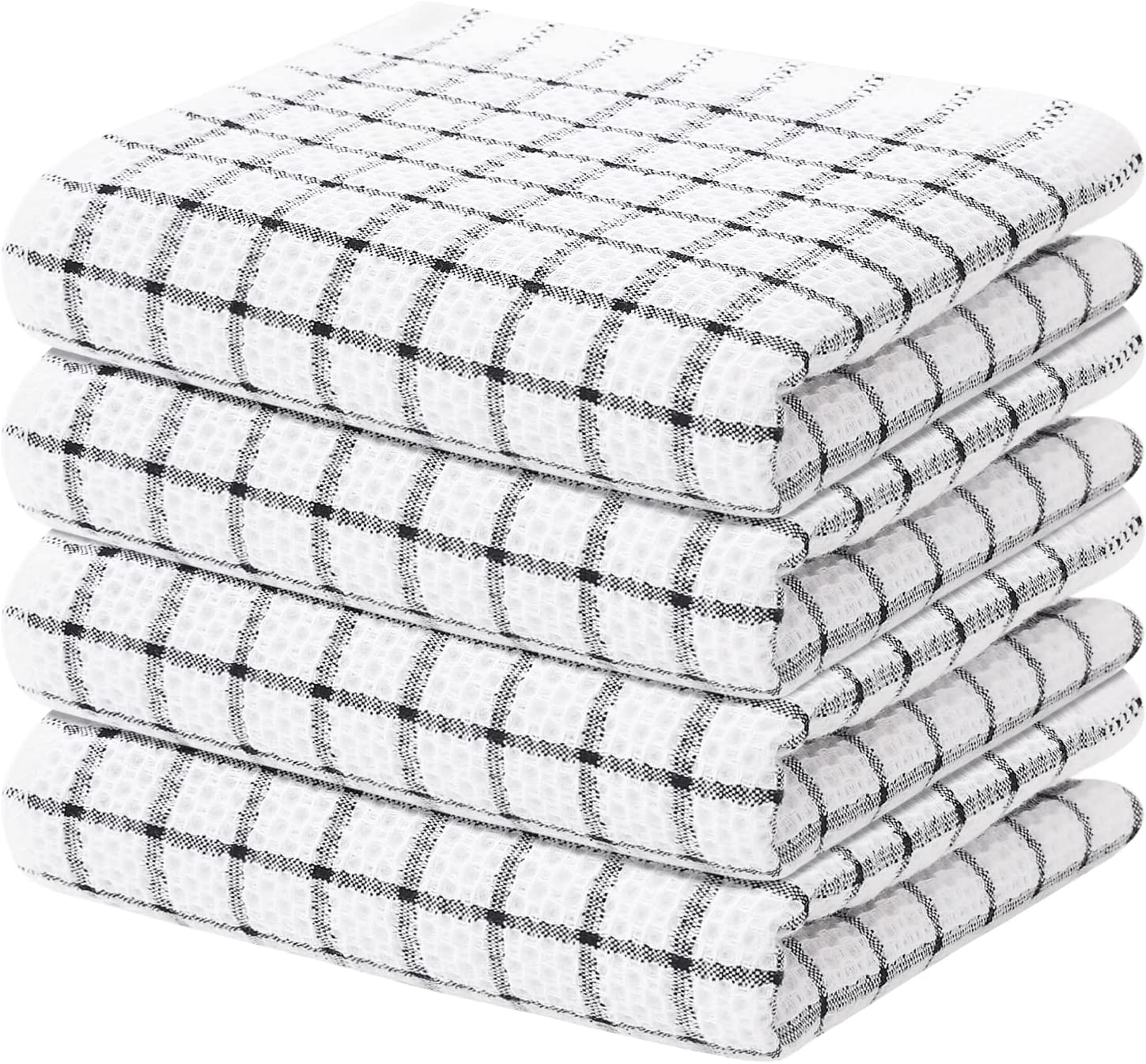 Fintale 100% Cotton Dish Cloths - Soft, Super Absorbent and Lint Free Dish  Towel