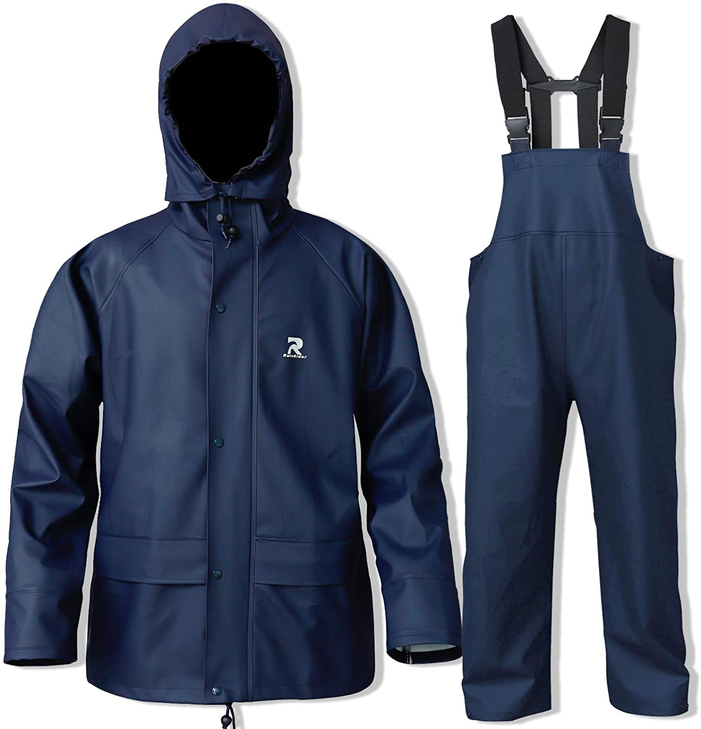Waterproof Rain Suits Heavy Duty Raincoat Fishing Rain Gear Jacket Men