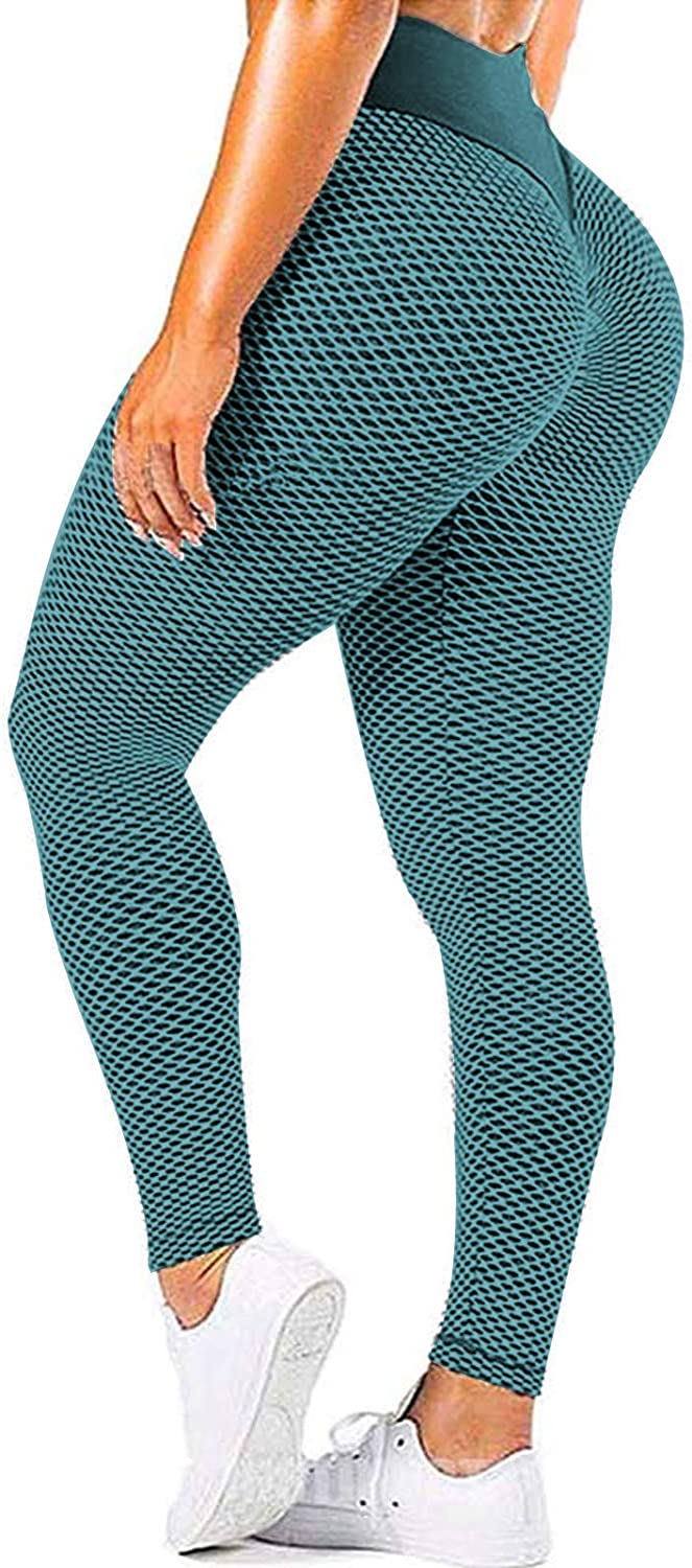 JGS1996 Women's High Waist Yoga Pants Tummy Control Slimming Booty Leggings  Work