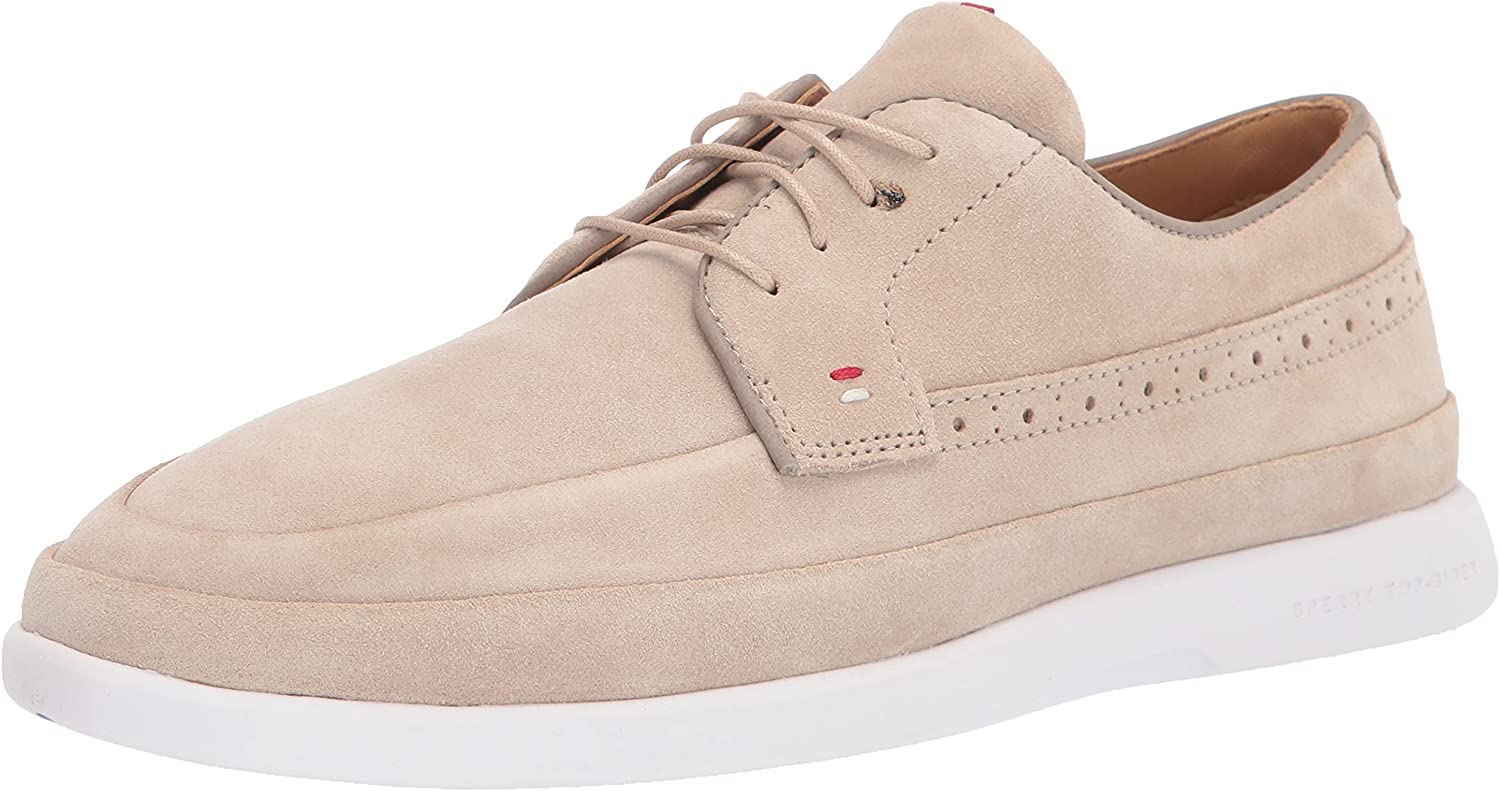 Grey Suede Sperry+Top-SiderSperry mens Gold Plushwave Cabo 4-eye Leather Oxford 7.5 US 