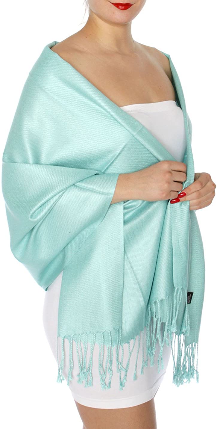 Pashmina Shawls Wraps for Women Dress Cover Up Formal Cashmere Feel Wrap for Evening Dress. 
