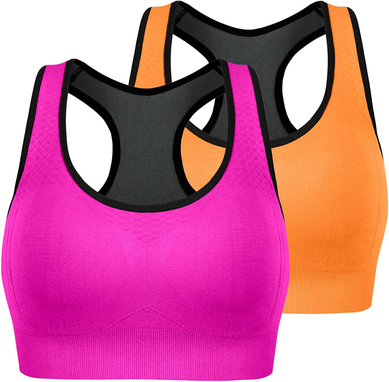 Sports Bras for Women Medium Support Yoga Gym Activewear Bras with