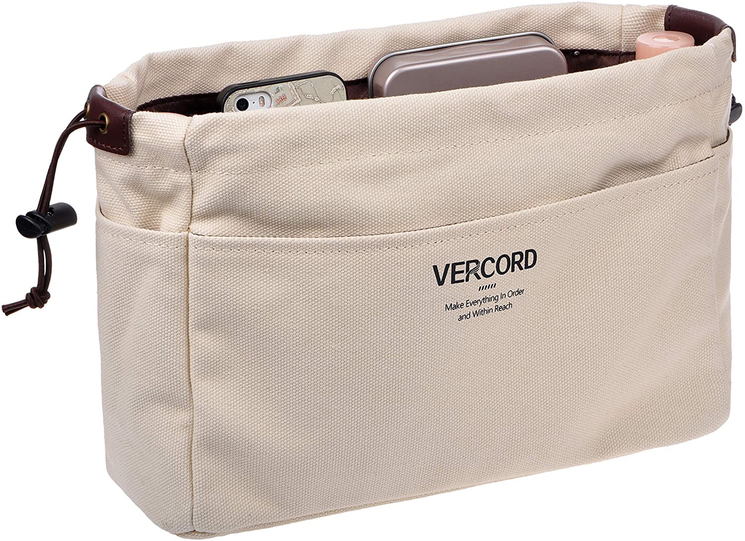 Vercord Canvas Handbag Organizers, Sturdy Purse Insert Organizer Bag in Bag, 10 | eBay