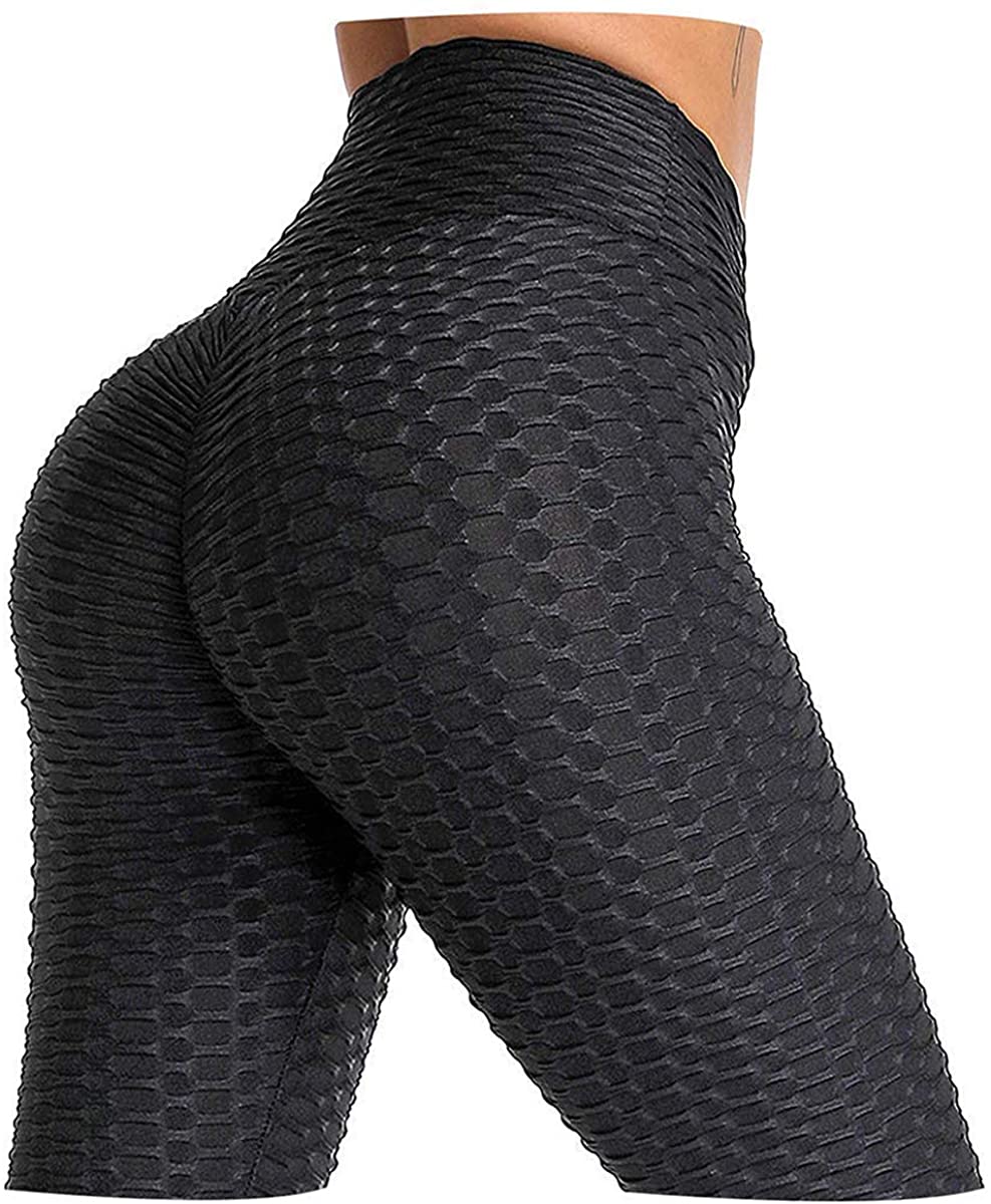 AIMILIA Butt Lifting Anti Cellulite Sexy Leggings for Women High Waisted  Yoga Pa