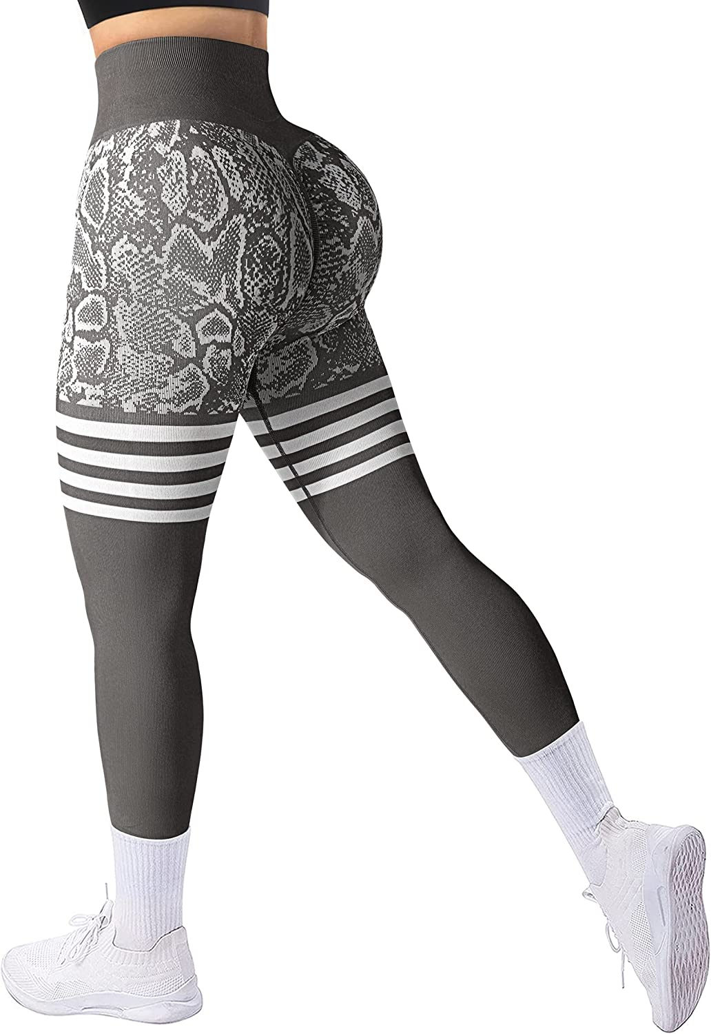 A AGROSTE Seamless Workout Leggings for Women Scrunch Butt Lifting Leggings  Boot