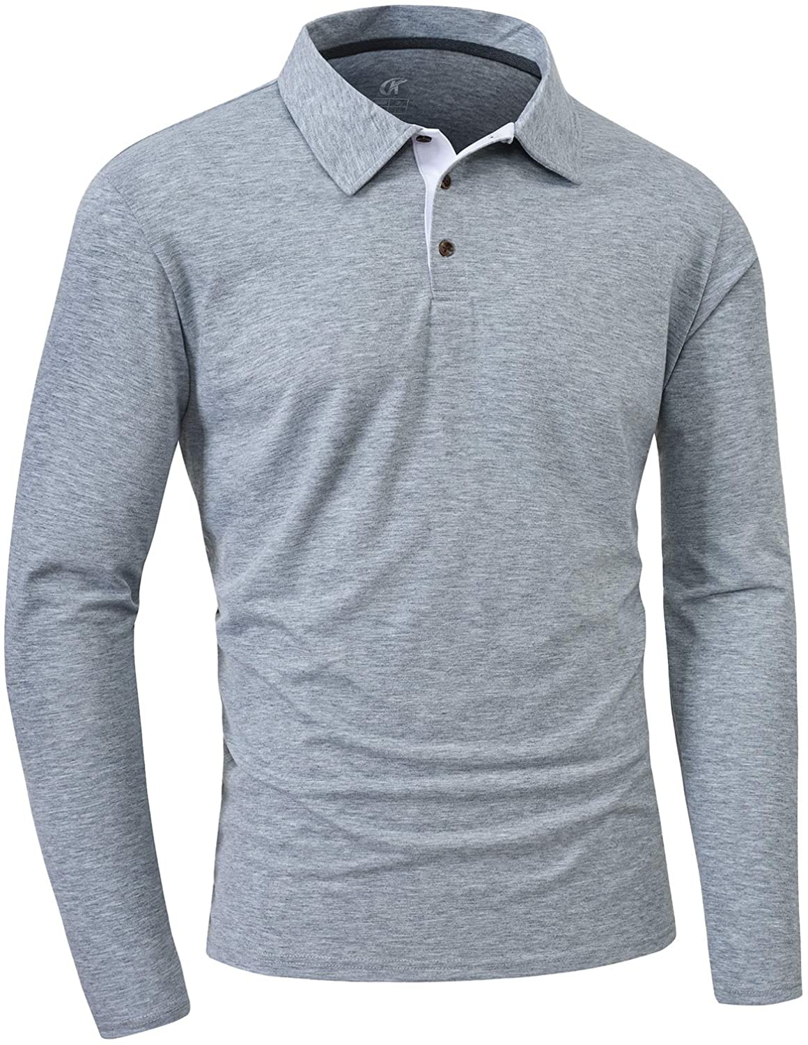 long sleeve polo shirts slim fit