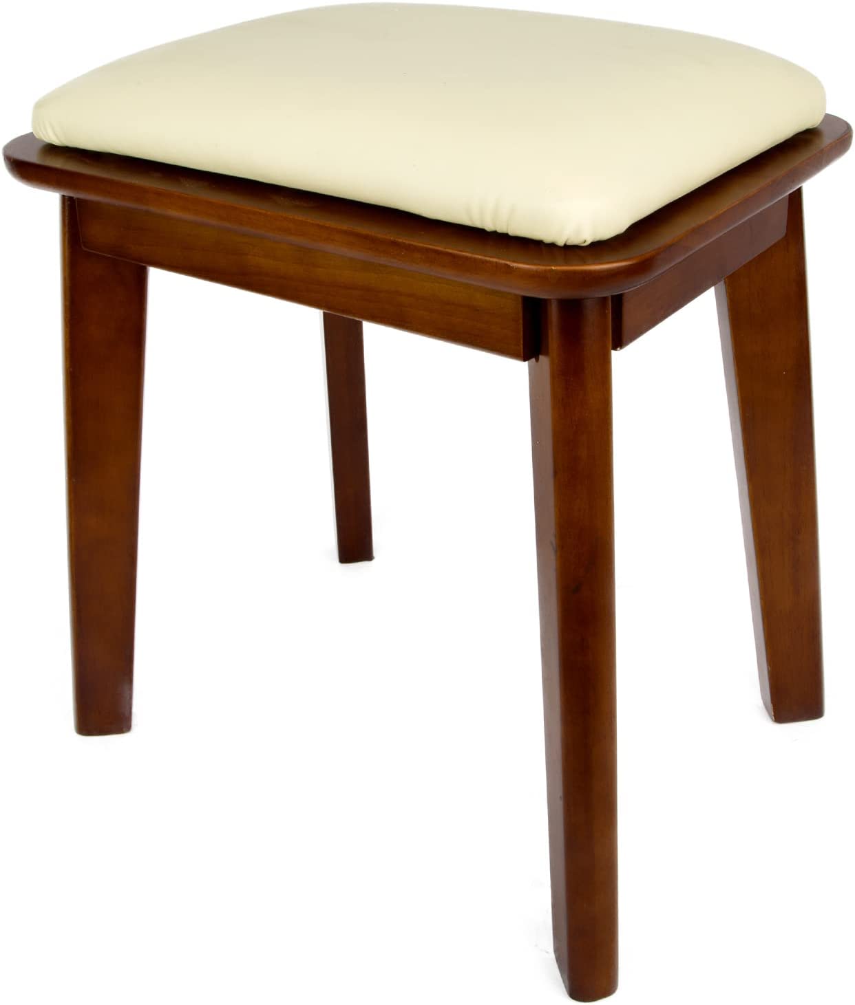 walnut vanity stool